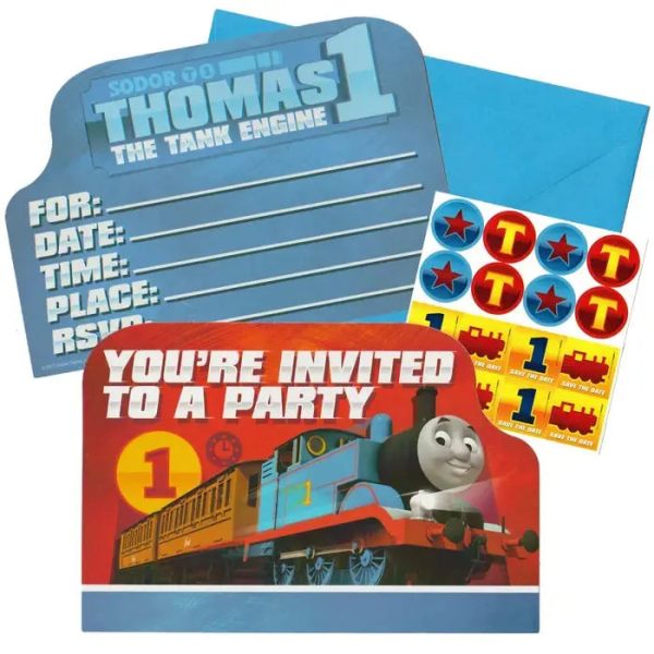 Thomas the Tank Engine All Aboard Postcard Invitations - 8 Pkt - CLEARANCE Online now