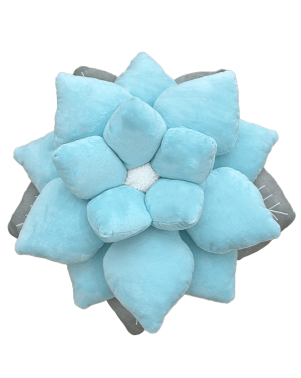 Poinsettia Pillow - Frost Blue Cheap