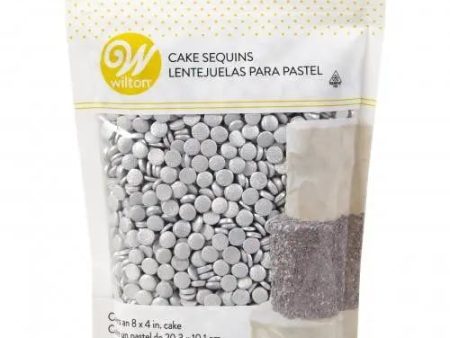 Wilton Silver Cake Sequins Sale