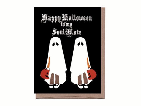 Soul Mates Halloween Card Hot on Sale