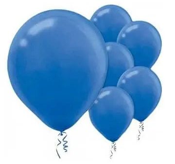 Value Balloons Pack of 15 - Royal Blue Hot on Sale