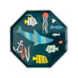 Meri Meri Under the Sea Plates - Lunch 8 Pkt - CLEARANCE Hot on Sale