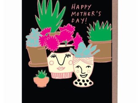 Mom Vase Mother s Day Card Fashion