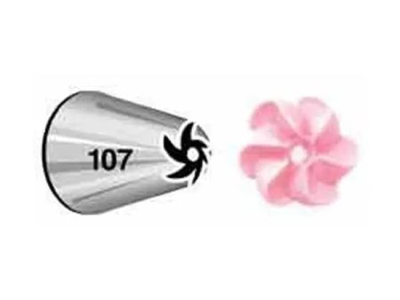 #107 Drop Flower Decorating Tip Online Sale