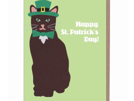 St. Pat Cat Card Sale