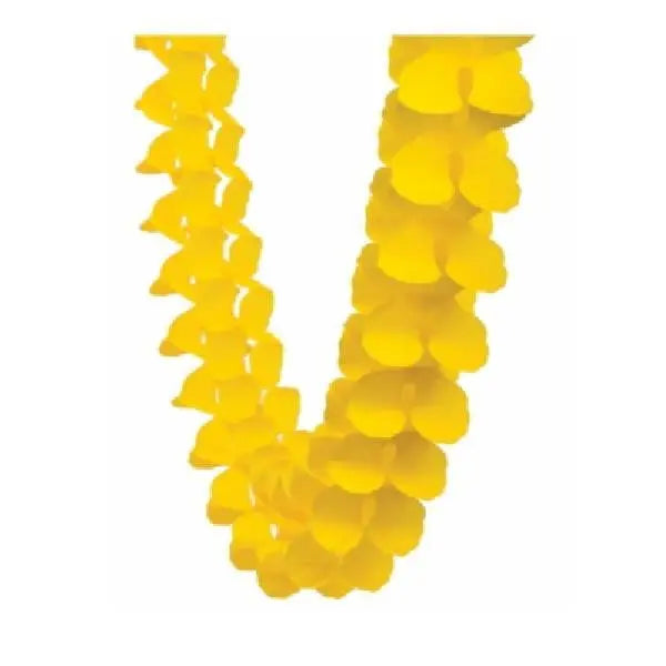 Five Star Yellow Honeycomb Garland - 4 Metres Online Sale