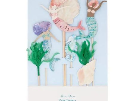 Meri Meri Mermaid Cake Toppers Online now