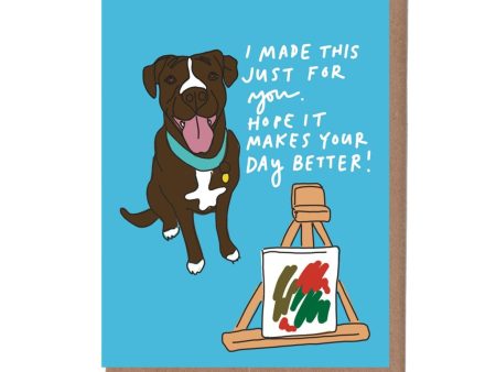 Dog Art Card on Sale