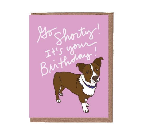 Go Shorty Birthday Card Discount