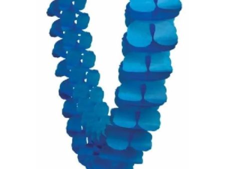 Five Star True Blue Honeycomb Garland - 4 Metres For Sale