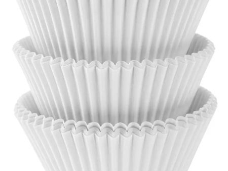 White Cupcake Cases - 72 Pkt on Sale