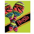 Fiesta Maracas Invitations - 8 Pkt on Sale