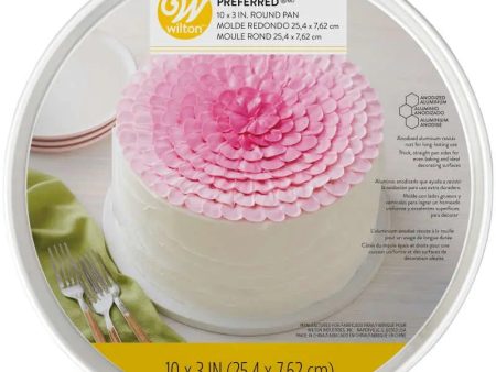 Wilton Decorator Preferred 10x3  Round Cake Tin CLEARANCE Supply