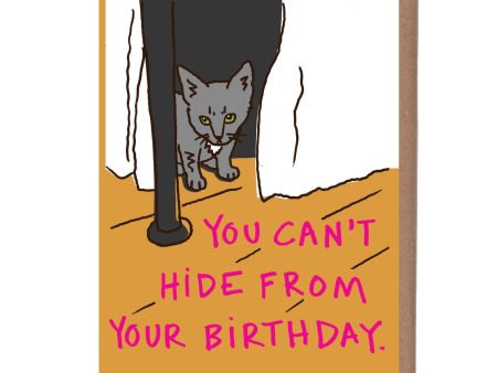 Can t Hide Birthday Card Supply