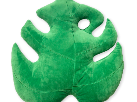 Monstera Deliciosa Leaf Pillow on Sale