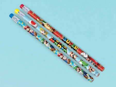 Super Mario Brothers Pencils - Pack of 12 Online