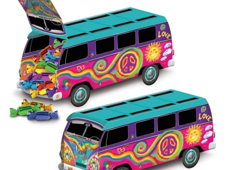 60 s Peace Bus Kombi Van Centrepiece on Sale