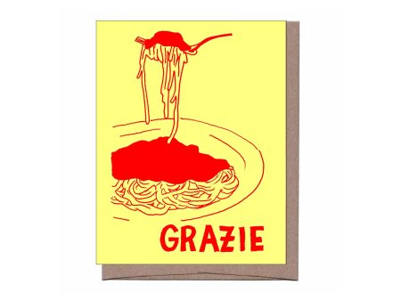 Grazie Thank You Note on Sale