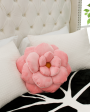 Camellia Plush Flower Pillow Hot on Sale