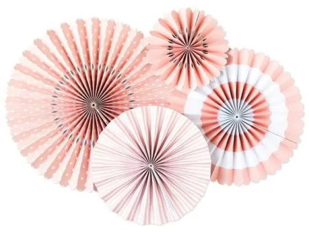 Paper Love Party Fans - Ballet Pink on Sale