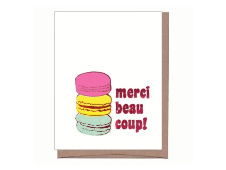 Merci Macarons Thank You Note Sale