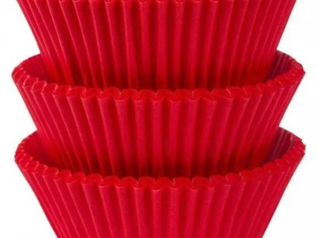 Apple Red Cupcake Cases - 72 Pkt Discount