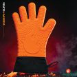 Ekogrips®+ Oven Gloves with Fingers, Comfy Waterproof Heat Resistant Grill Gloves -Long Cuff and Good Dexterity Hot on Sale