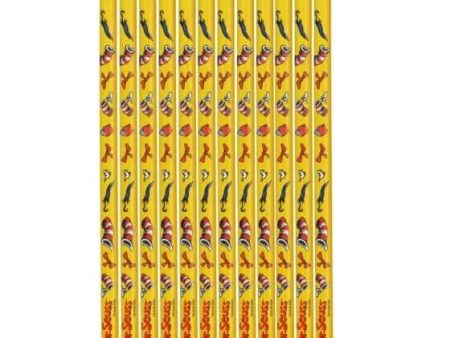 Dr Seuss Pencils - 12 Pkt Online now