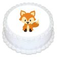 Fox Edible Cake Image For Cheap