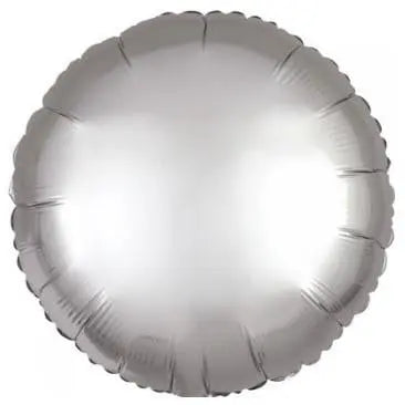 Satin Luxe Platinum Round Foil Balloon Sale