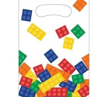 Lego Blocks Loot Bags - 8 Pkt Online