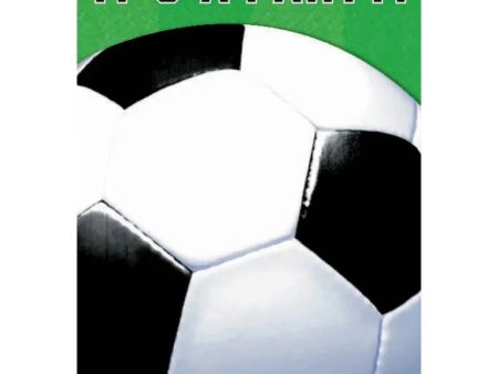 Soccer Fan Folded Invitations - 8 Pkt For Discount