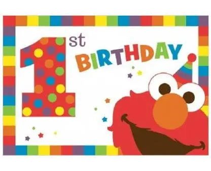 Elmo Turns One Invitations - 8 Pkt For Sale