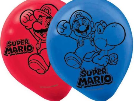 Super Mario Brothers Balloons - Pack of 6 Online