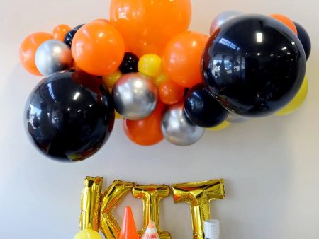 Under Construction Balloon Garland by Pop Balloons Online