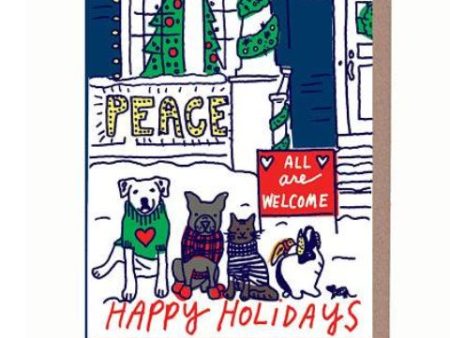 All Are Welcome Holiday Card Online Sale