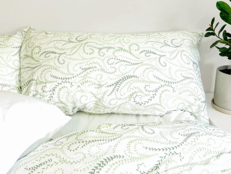 Dreamlosophy Wavy Vines - Bamboo Duvet Cover Set For Discount