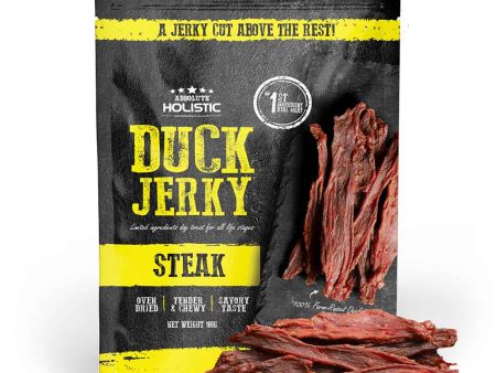 20% OFF: Absolute Holistic Duck Steak Grain Free Dog Treat 100g Online Sale